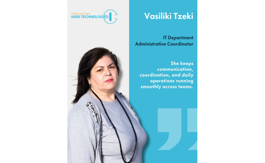 Meet the Team | Vasiliki Tzeki