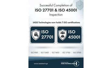 IASIS Technologies Successfully Achieves ISO 27701 and ISO 45001 Certifications